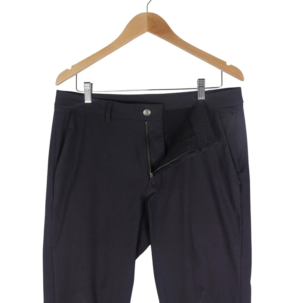 Lululemon Commission Pant Slim Mens 33x30 Navy Blue Performance Chino Trousers‎